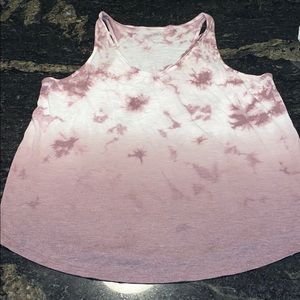 Women’s Mudd Purple Tie Dye Tank